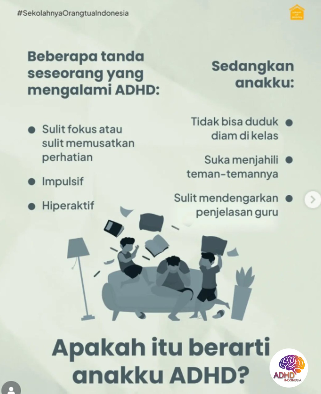 Ciri dan Gejala ADHD pada Anak Usia Dini di Kabupaten Pidie