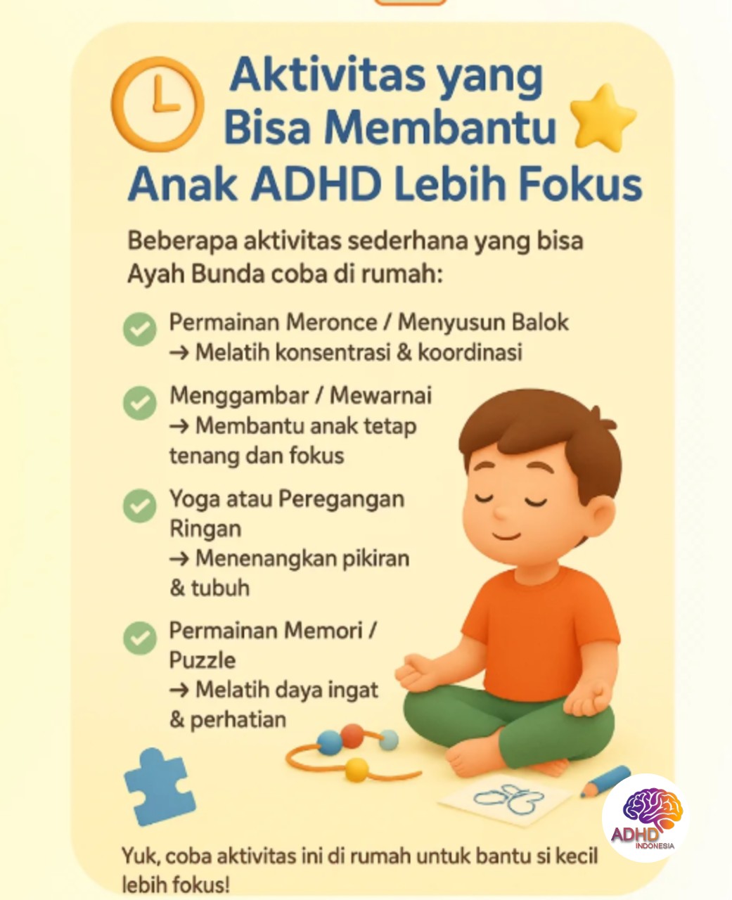 Pendekatan Edukatif yang Tepat untuk Anak ADHD di Kabupaten Pidie